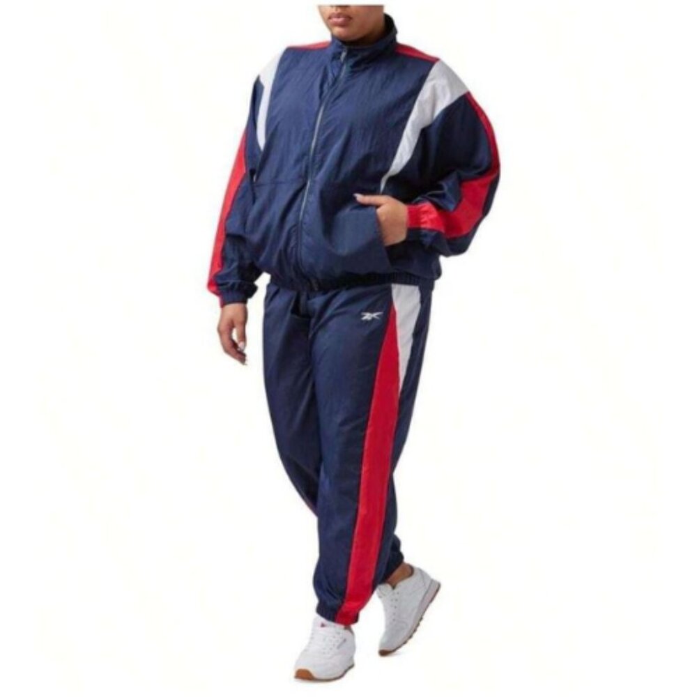 Reebok Women's Performance Training Woven Jacket & Pant Set Multi Size Large NWT
